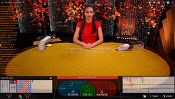 Live baccarat