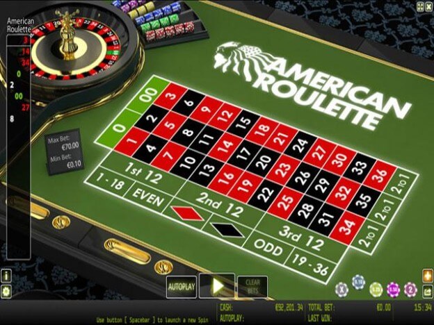 Gioco Roulette Americana demo